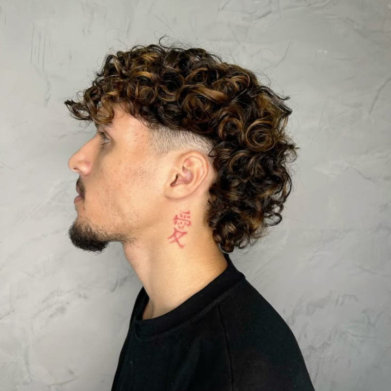 corte de cabelo masculino mullet