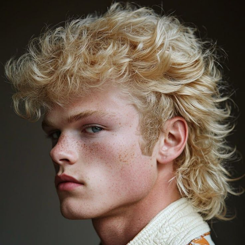 corte de cabelo masculino mullet