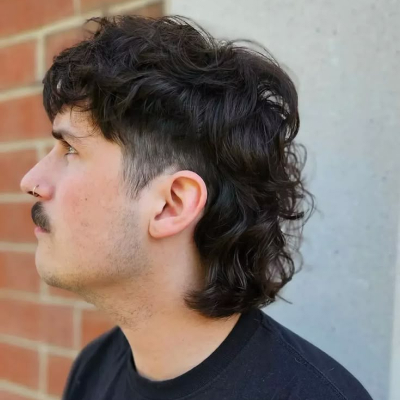 corte de cabelo masculino mullet