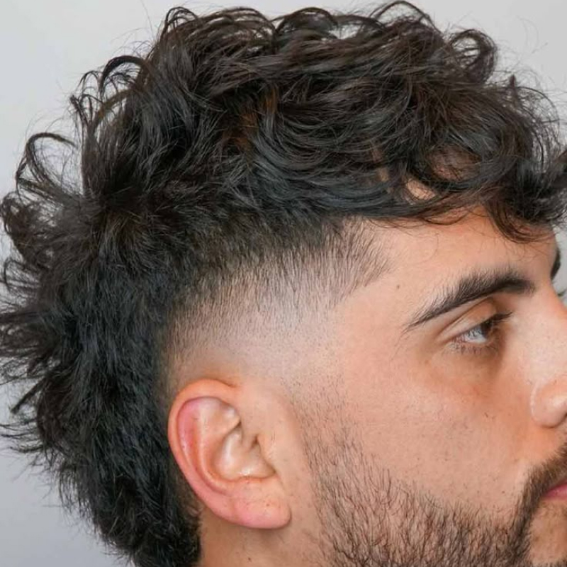 corte de cabelo masculino mullet