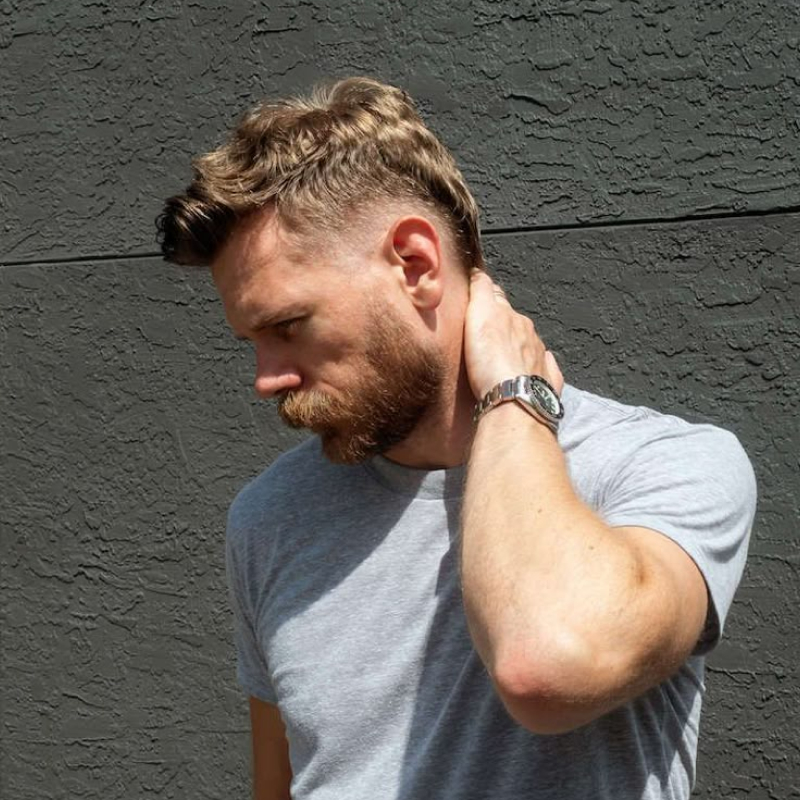 corte de cabelo masculino mullet