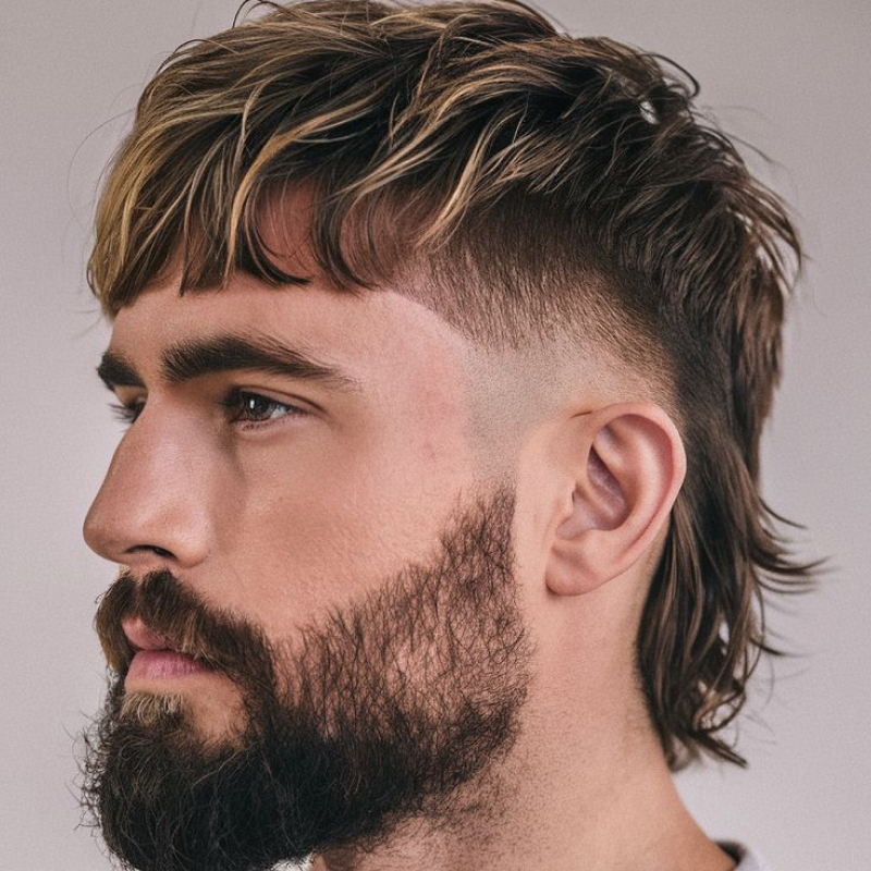 corte de cabelo masculino mullet