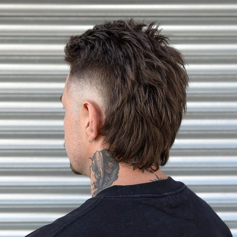 corte de cabelo masculino mullet